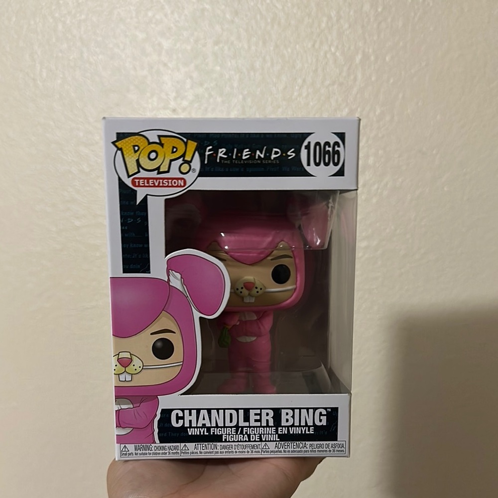 Funko Friends Chandler Bing in Pink Bunny Suit
